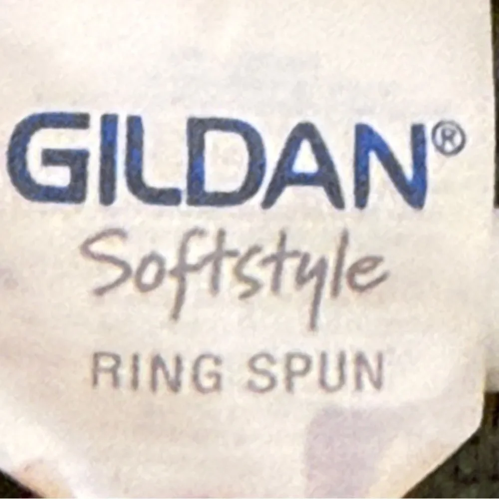 Gildan Softstyle Ring Spun John Lennon Short Sleeve T-Shirt Green Size Medium